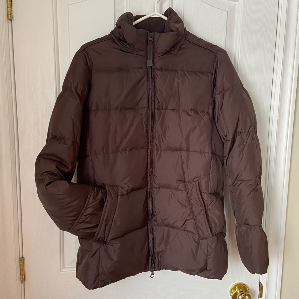 Puffy Y2K Brown Coat